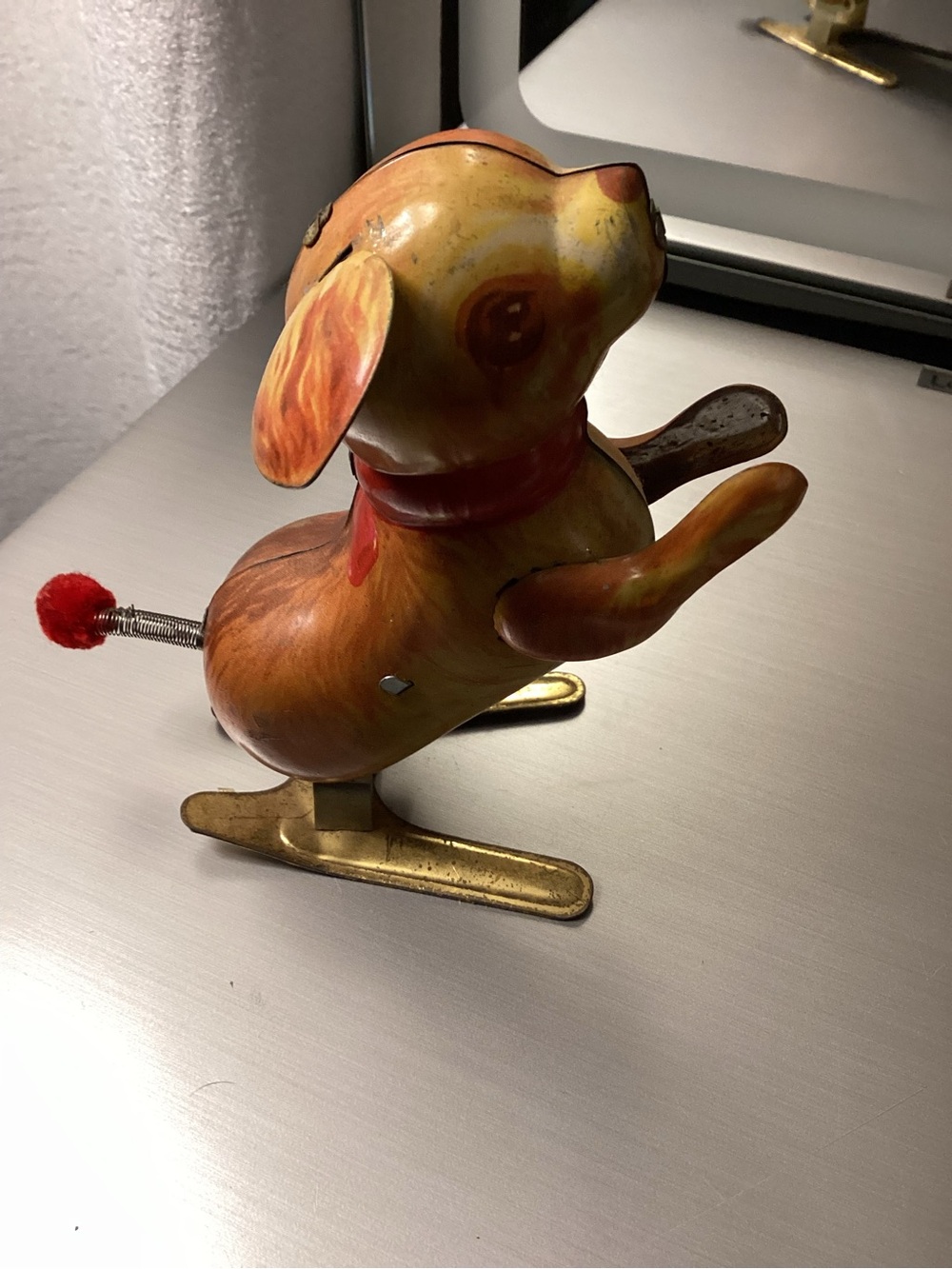 Wind-Up Dog Tin Toy